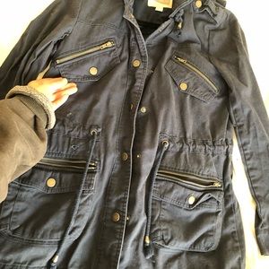 Navy Blue Military Jacket